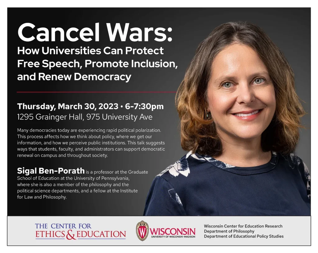 Read more about the article Cancel Wars: How Universities Can Promote Free Speech, Promote Inclusion, and Renew Democracy